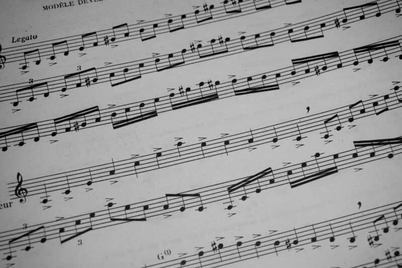 Sheet Music 2 Image of sheet music